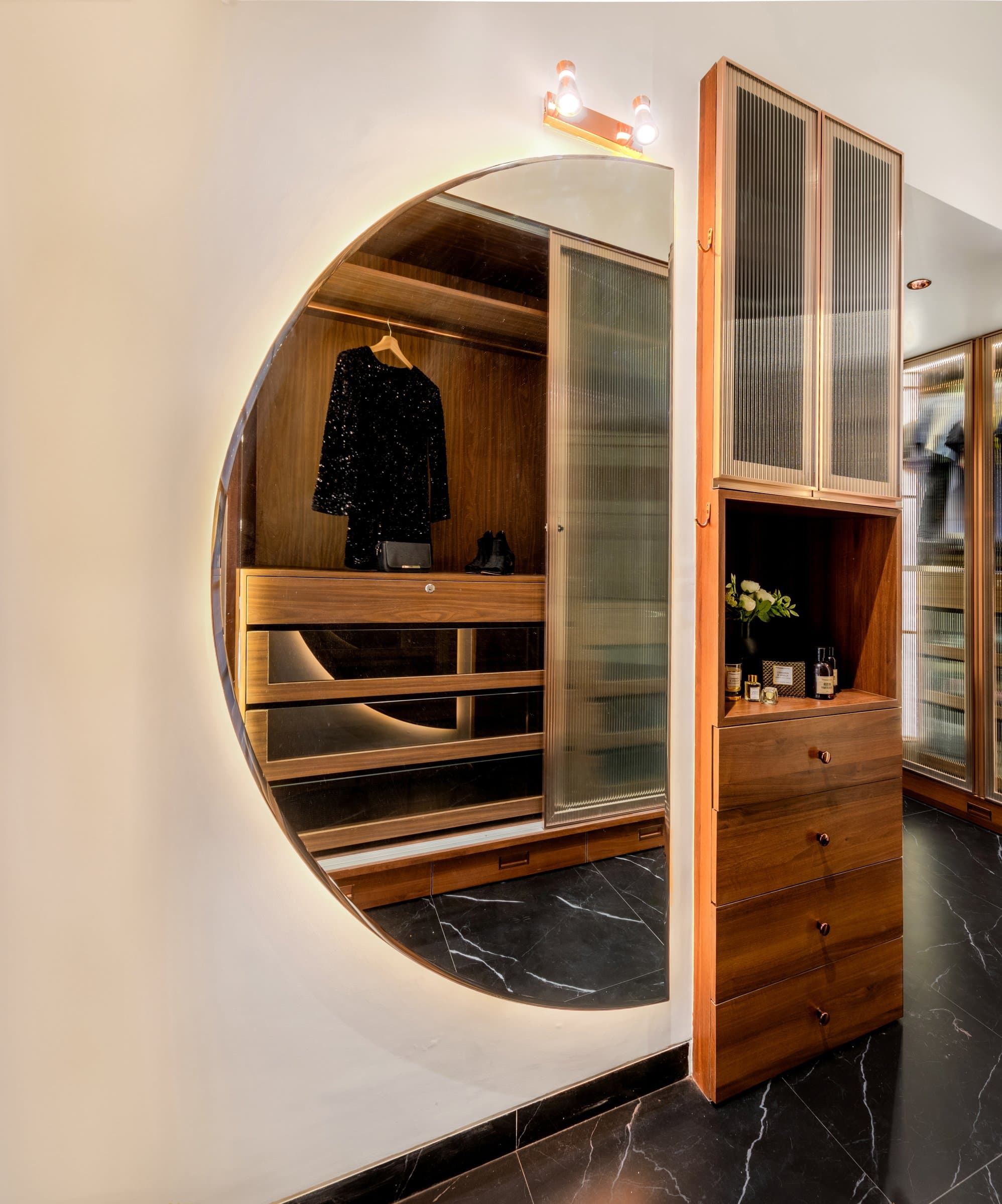 A 700 sq. ft. bedroom where storage disappears into every corner — photo 19 of 23