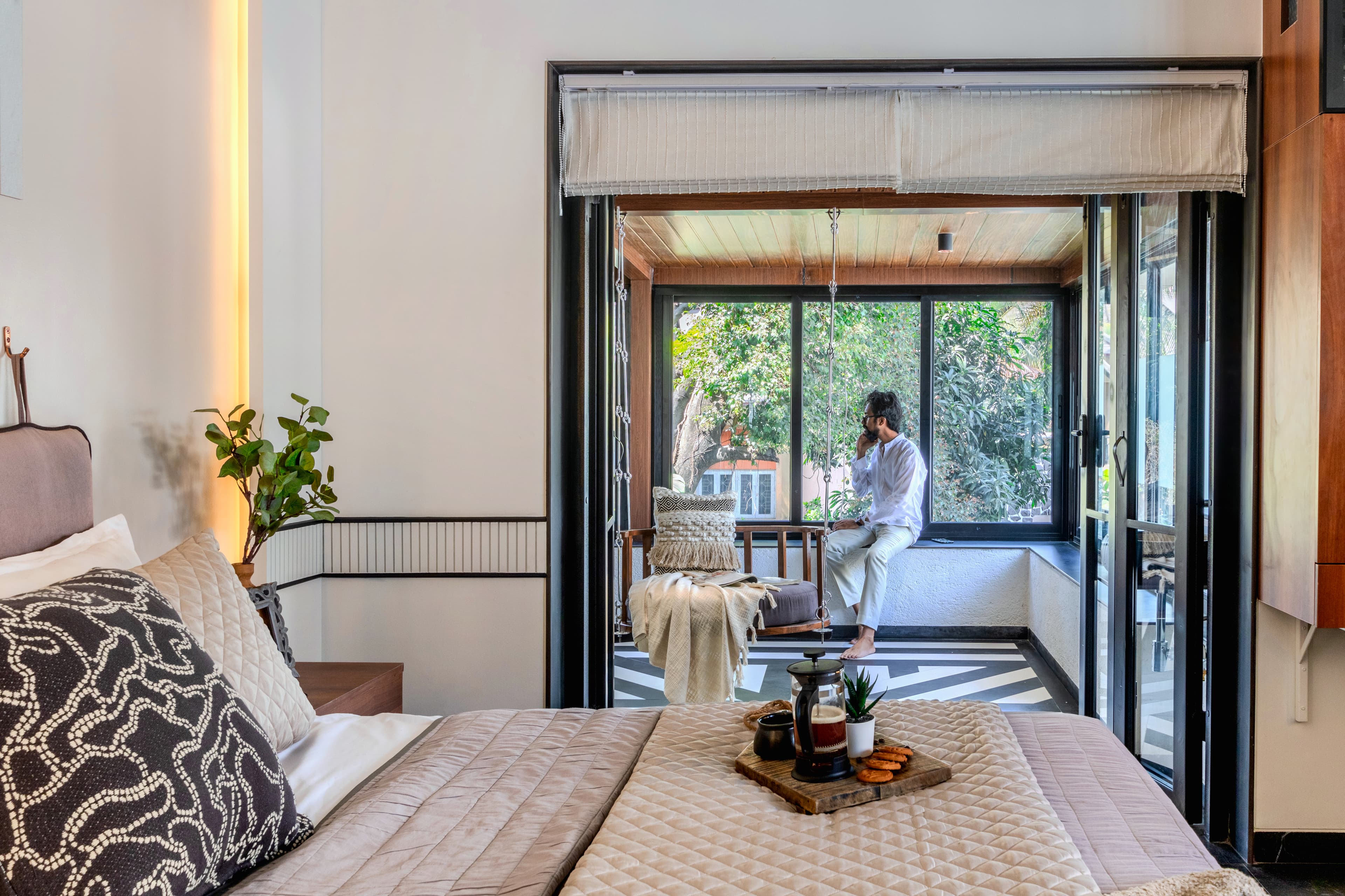 Project Ritu — a suspended swing on the balcony